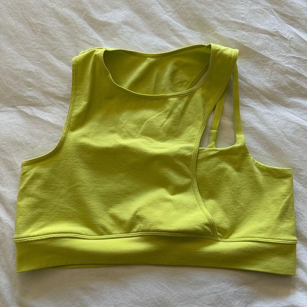 Free People neon yellow/green sports bra - Picture 5 of 9